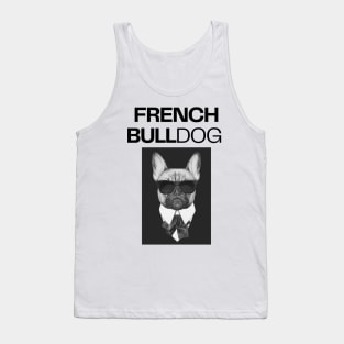 Cool French Bulldog with Sunglasses Tank Top
